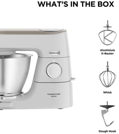 Kenwood Titanium Chef Baker köksmaskin KVC65.001WH (vit)