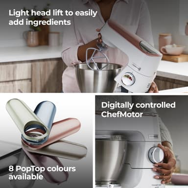 Kenwood Titanium Chef Baker köksmaskin KVC65.001WH (vit)