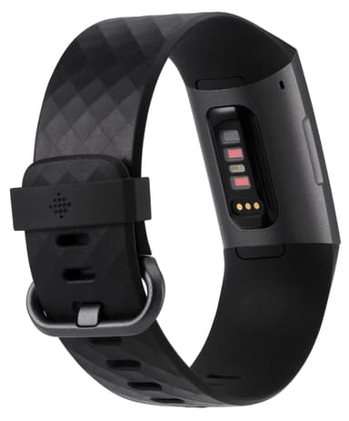 Fitbit Charge 3 aktivitetsarmband (svart/grafit alu)