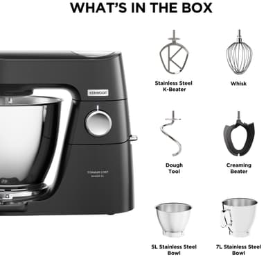 Kenwood Titanium Chef Baker XL köksmaskin KVL85.004BK