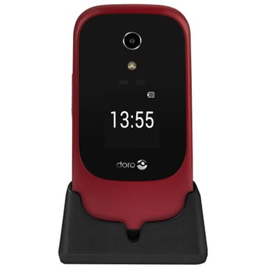 Doro 7070 mobiltelefon (röd)
