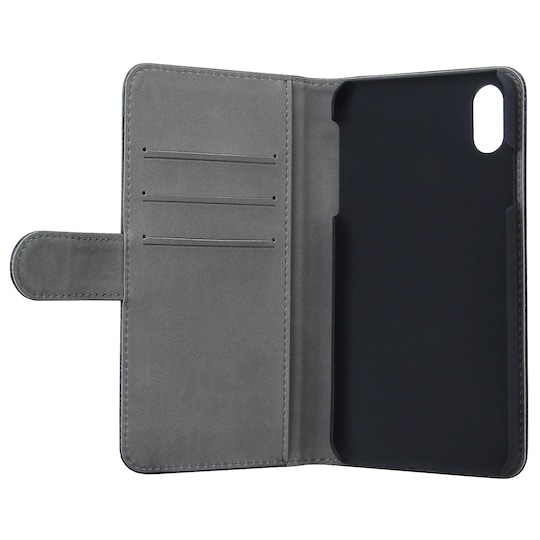 Gear iPhone Xs Max 6.5 plånboksfodral (svart)
