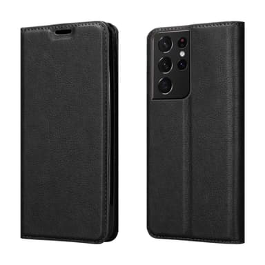Samsung Galaxy S21 ULTRA Plånboksfodral Skal (Svart)