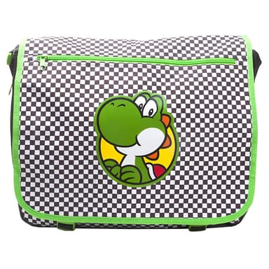 Nintendo Yoshi Checkered messenger väska (grön)