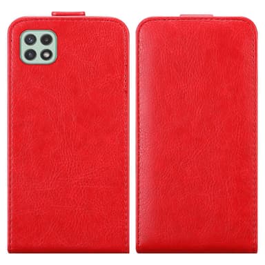 Samsung Galaxy A22 5G Flipfodral Skal (Röd)