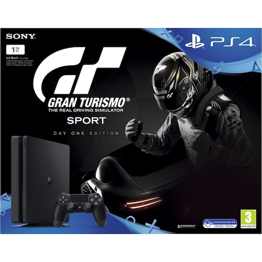 PlayStation 4 Slim 1 TB + GT Sport Day One edition