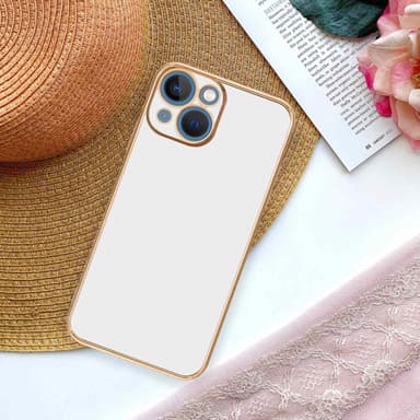 iPhone 14 Skal Fodral Case (Vit)