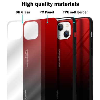 iPhone 14 Skal Fodral Case (Svart)