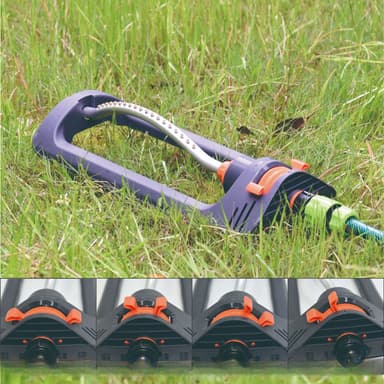 Trädgårdssprinkler / Vattenspridare för gräsmatta Grå