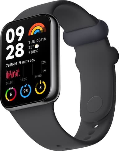 Xiaomi Smart Band 8 Pro aktivitetsmätare (svart)