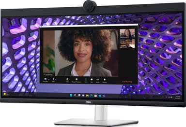 Dell P3424WEB 34" böjd bildskärm för videokonferenser