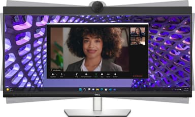 Dell P3424WEB 34" böjd bildskärm för videokonferenser