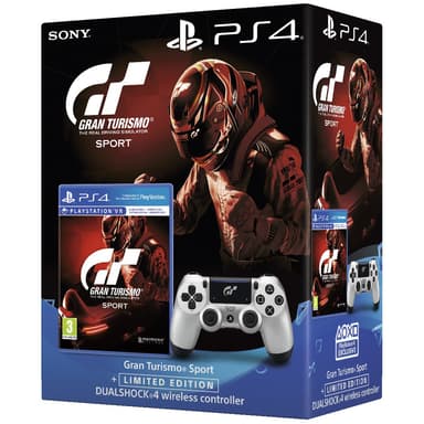 PS4 DualShock 4 kontroll + Gran Turismo Sport