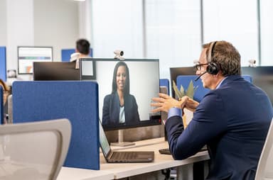 HP Poly Voyager 4320 MS Teams headset USB-A-kabel med laddningsstativ