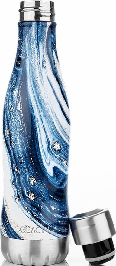 Glacial vattenflaska GL2048500122 (indigo marble)