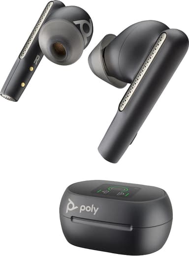 HP Poly Voyager Free 60+ UC-hörlurar USB-C (svart)
