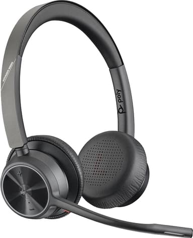 HP Poly Voyager 4320 MS Teams headset USB-A-kabel med laddningsstativ