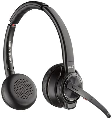 HP Poly Savi 8220 UC headset USB-A med bas