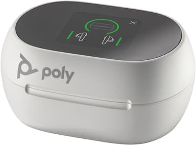 HP Poly Voyager Free 60+ UC-hörlurar USB-C (vit)