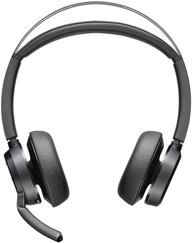 HP Poly Voyager Focus 2 USB-C-headset med laddningsstativ