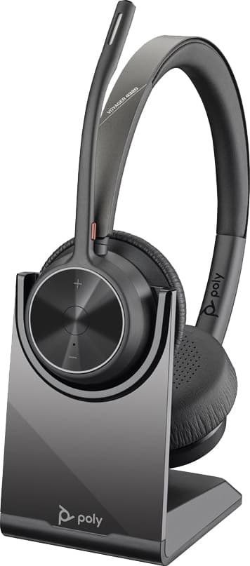 HP Poly Voyager 4320 UC headset USB-A med laddningsstativ