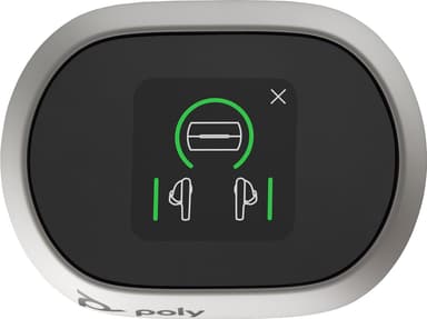 HP Poly Voyager Free 60+ UC-hörlurar USB-C (vit)