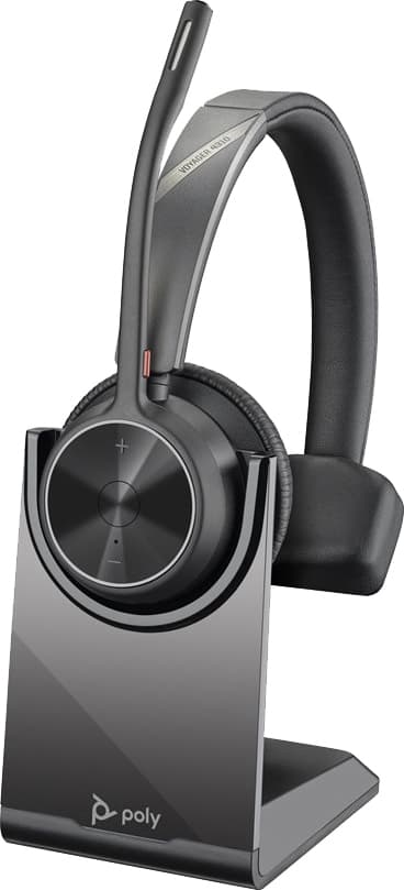 HP Poly Voyager 4310 UC headset USB-A med laddningsstativ