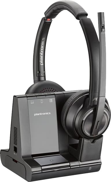 HP Poly Savi 8220-M headset med bas