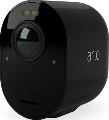 Arlo Ultra 2 4K trådlös säkerhetskamera (tillägg, svart)