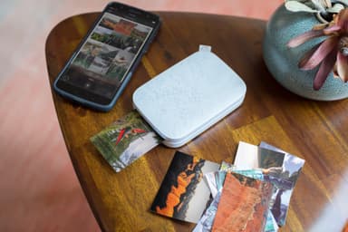 HP Sprocket 200 mobil fotoskrivare (Luna pearl white)