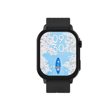 IP67 Vattentät Smartklocka med 2,04"" HD Touchskärm Svart