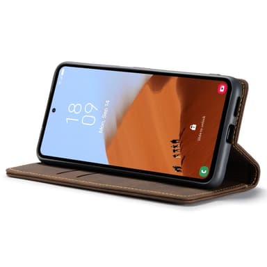 CASEME Plånboksfodral Samsung Galaxy S23 FE - Coffee