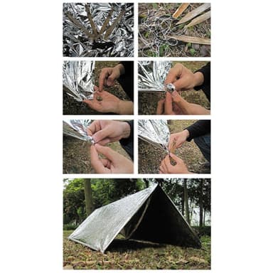 nödfilt Survival Rescue First Aid Folie Termisk filt 130x210cm