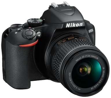 Nikon D3500 systemkamera + AF-P DX Nikkor 18–55 mm zoomobjektiv