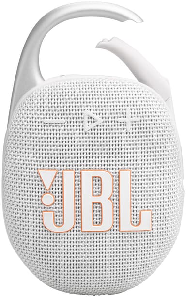 JBL Clip 5 bärbar högtalare (vit)