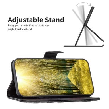 BINFEN Plånboksfodral Motorola Moto G14 4G  - Svart