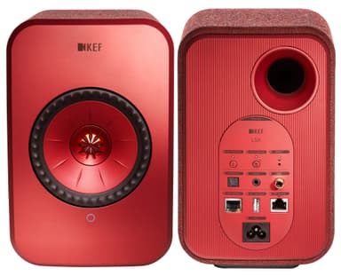 KEF LS-X stereohögtalare (röd)