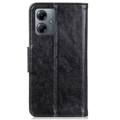 Motorola Moto G14 Plånboksfodral Textured Split - Svart