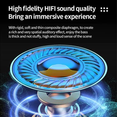 Cool Mecha Style In-Ear Bluetooth Headset Trådlösa hörlurar - Grön