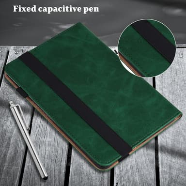 För iPad 10.2 (2021)/(2020)/(2019) Vikbart fodral - Grön