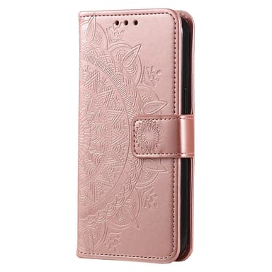 SKALO Xiaomi Redmi 13C 4G Mandala Plånboksfodral - Roséguld