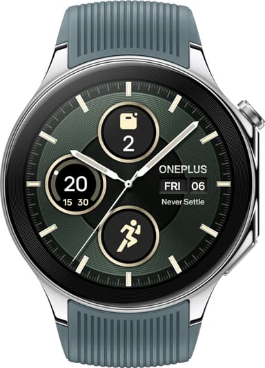 OnePlus Watch 2 hybridklocka 46mm (stål)
