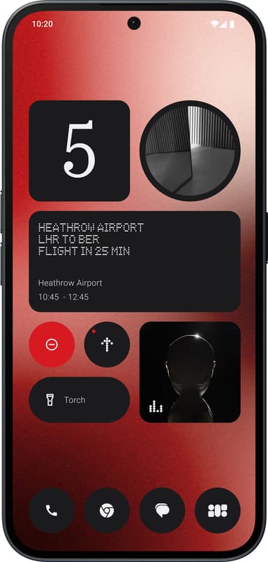 Nothing Phone (2a) 5G smartphone 12/256GB (svart)