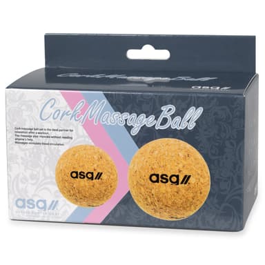 ASG Kork Massagebollar 2-pack