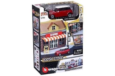 Street Fire Burago City 1 car 1:43+1 DIY house ass
