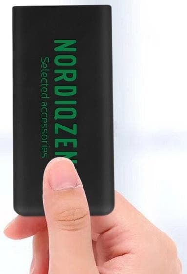 NORDIQZENZ Powerbank med lysande LED-indikator, 5000mAh