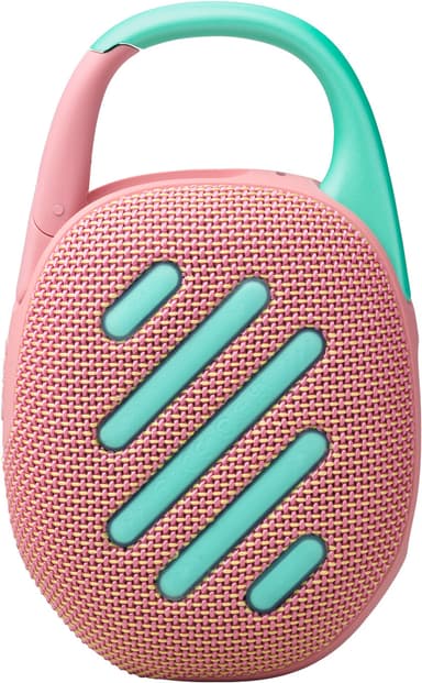 JBL Clip 5 bärbar högtalare (rosa)