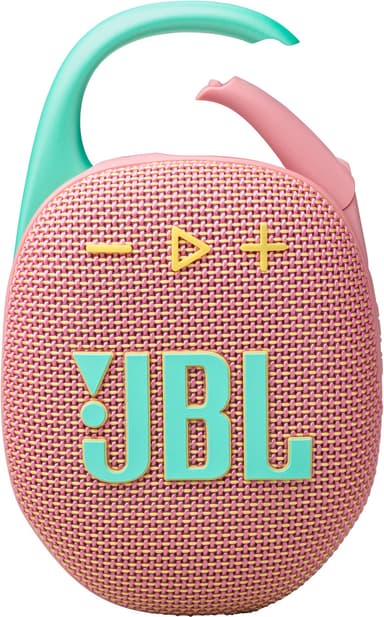JBL Clip 5 bärbar högtalare (rosa)