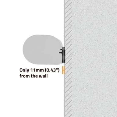 Nedis Soundbar Fäste | Kompatibel med: Sonos® Arc™ | Vägg | 10 kg | Fast | ABS / Stål | Svart