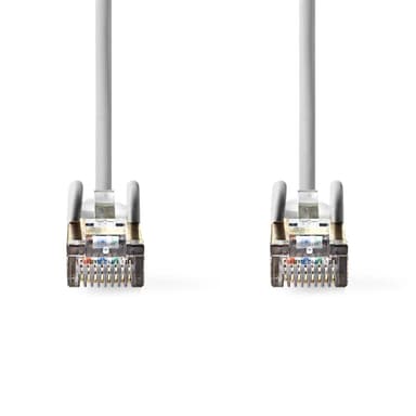 Nedis CAT5e nätverkskabel | SF/UTP | RJ45 hane | RJ45 hane | 15.0 m | Rund | PVC | Grå | Kuvert